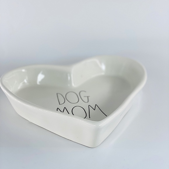 Rae Dunn White Dog Mom Heart Shaped Dish - Picture 4 of 13
